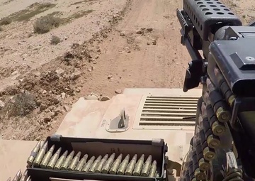 African Lion 2021 - M-240B Firing