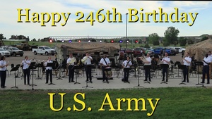 4ID Band Celebrates Army's 246th Birthday