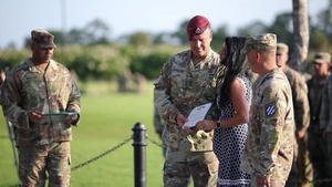 Division Change of Command Awards Ceremony