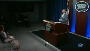 Pentagon Press Secretary Holds News Conference
