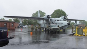 MDANG Airmen Move an HU-16 Albatross