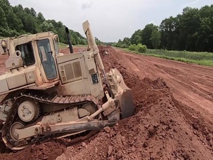 228th Engineer Co. Soldiers conduct bulldozer training