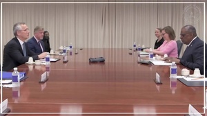 Secretary of Defense hosts NATO Secretary General