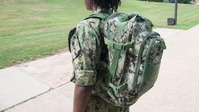 Question of the Day - What are the rules for wearing backpacks in uniform?