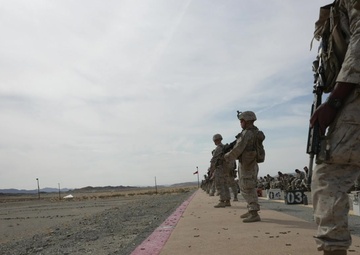 U.S. Marines take part in the new Annual Rifle Qualification at MCAGCC