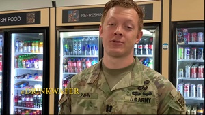 Capt. Zahn Drink Water