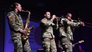 "Free Groove", part of the U.S. Army Europe Band and Chorus performs in Taroudant, Morocco during African Lion 21