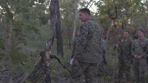 U.S. Marines with MRF-D conduct wilderness survival training class *B-Roll*