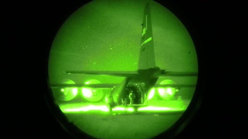 B-roll: 75th EAS conducts night flight in East Africa