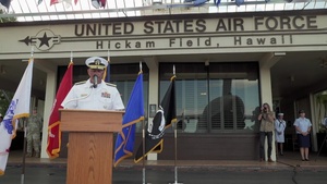 USS Oklahoma Group Remains Honorable Carry Ceremony
