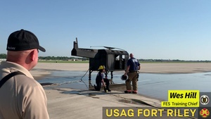 Fort Riley first responders train on Marshall Army Airfield