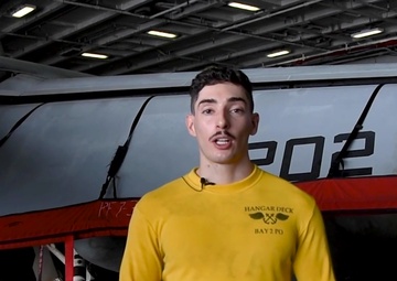 USS Ronald Reagan (CVN 76) Sailor Spotlight: ABH3 Ren Frank