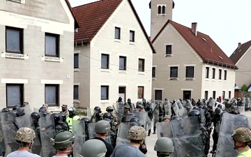 'Bronze Shield' Multinational Crowd and Riot Control Training Exercise (B-roll only)