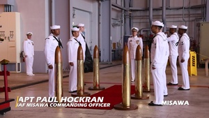 Naval Air Facility Misawa Change of Command 2021