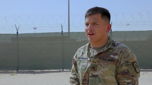 Pfc. Francisco Espinoza's U.S. Army Central 2021 Best Warrior Competition Interview