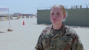 Spc. Rena Bailey's U.S. Army Central 2021 Best Warrior Competition Interview