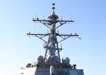 USS Ross (DDG 71) Arrives in Odesa, Ukraine for Exercise Sea Breeze 21