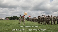 3-112th Welcomes New Commander and Command Sgt. Maj.