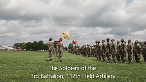 3-112th Welcomes New Commander and Command Sgt. Maj.
