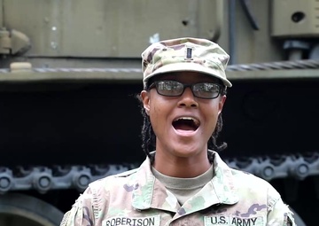 1st Cavalry Division Forward Soldiers Give Shout Outs for 4th of July