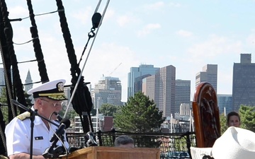 CNO Speaks at USS Constitution Naturalization Ceremony