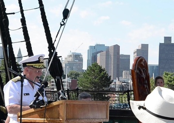 CNO Speaks at USS Constitution Naturalization Ceremony