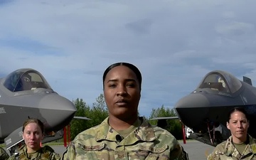 Eielson Airmen shout out for Independence Day