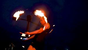 Spotlight: 8th FW Airman spins fire
