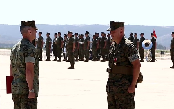 MAG-11 Change of Command Ceremony