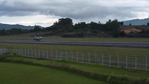 F-16s Arrive at CACOM 5 for Relampago VI B-Roll
