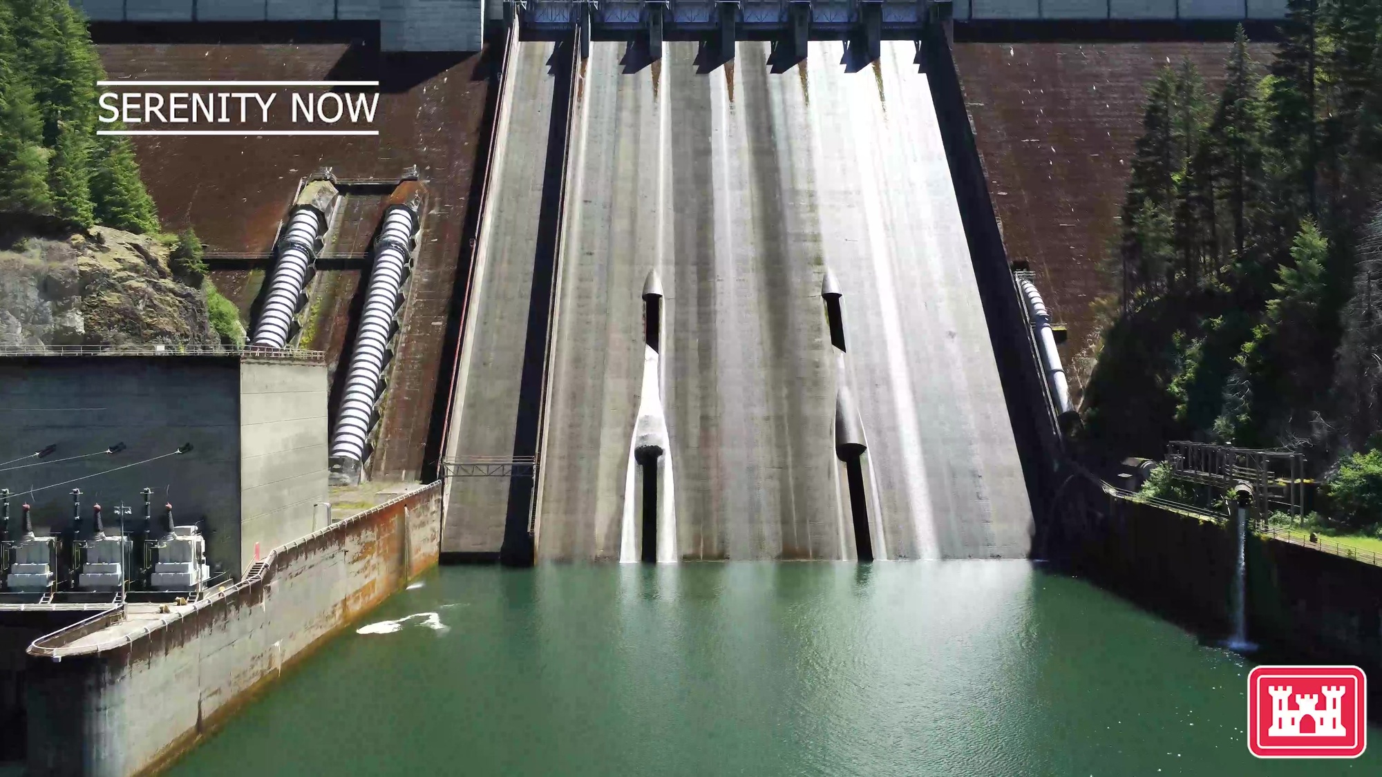 Detroit Dam is located at river mile 49 on the North Santiam River, about 45 miles southeast of Salem, Ore. Detroit is a concrete dam with gated spillways. It was completed in 1953 with Big Cliff Dam, located just downstream, at a cost of $62.7 million. Detroit Dam has two hydropower generating units which were put into service in 1953, capable of producing 50 megawatts each.<br /><br />Detroit Dam works together with Big Cliff Dam to provide flood risk management. Detroit’s other authorized primary purposes also include hydropower, water quality improvement, irrigation, fish and wildlife habitat and recreation.