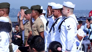 B-Roll: Service members become citizens during all-military naturalization ceremony