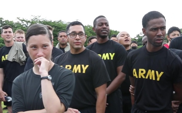 Black Lions and Japan Ground Self-Defense Force Ultimate Frisbee Competition B-Roll