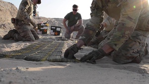 Red, white, BOOM; Explosive Ordnance Disposal Flight conducts controlled blasts