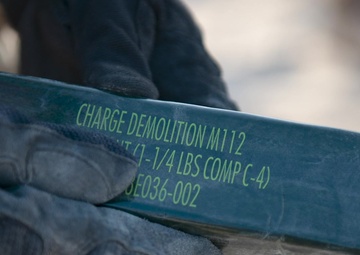 Red, white, BOOM; Explosive Ordnance Disposal Flight conducts controlled blasts