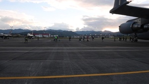Personnel and Equipment Arrive via C-17 for Exercise Relampago VI