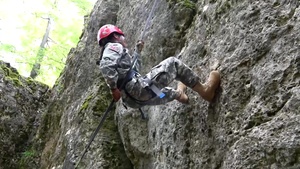 Vilseck High School JROTC Rappelling Event