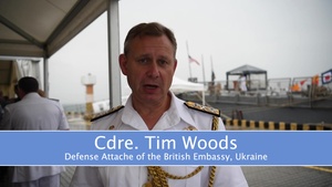 Exercise Sea Breeze 2021 Shout Out - Cdre. Tim Woods, British Defense Attache to Ukraine