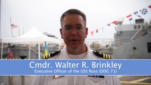 Exercise Sea Breeze 2021 Shout Out - Cmdr. Walter Brinkley, Executive Officer of USS Ross (DDG 71)