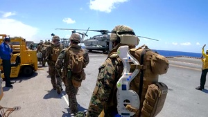 Marine Raid Force on USS America (LHA 6)