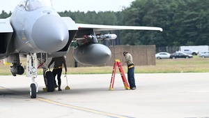 48th Fighter Wing Icelandic Air Policing mission preparations b-roll