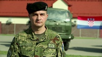 Croatia's Storm Battery assumes command of Croatian contingent at Battle Group Poland, BROLL Package