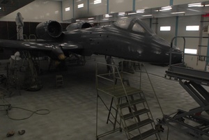 Time lapse of ANG Blacksnake paint on Indiana A-10