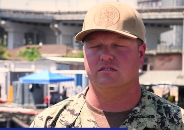 U.S. and Ukrainian Navy Divers Salvage Operation