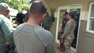 Special Hawaii National Guard response unit assists with response training in Kauai