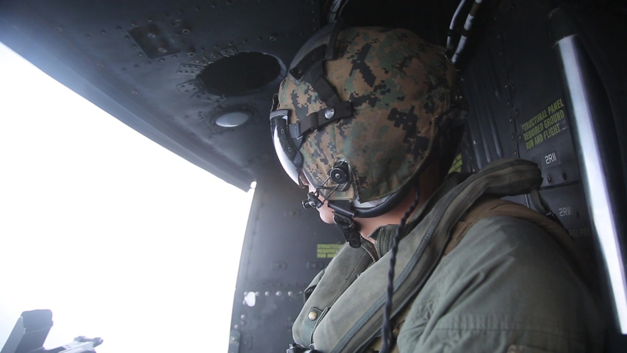 U.S. Marines and AH-1Z Viper’s with Marine Light Attack Helicopter Squadron (HMLA) 469, Marine Aircraft Group 39, 3rd Marine Aircraft Wing (MAW) locate and destroy a drone during defensive counter air operations in support of Summer Fury 21 in Fleta Hot airspace off the coast of California, July 13, 2021. HMLA-469 deployed 2 AH-1Z Viper’s loaded with Air Intercept Missile (AIM) 9 Sidewinders to neutralize an unmanned aerial system in order to maintain a competitive edge over our adversaries. (U.S. Marine Corps video by Cpl. Levi Voss)