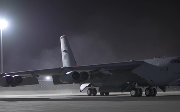 B-52 Arrival at Al Udeid - May 4 2021