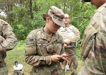 469th Combat Engineers conduct explosives training