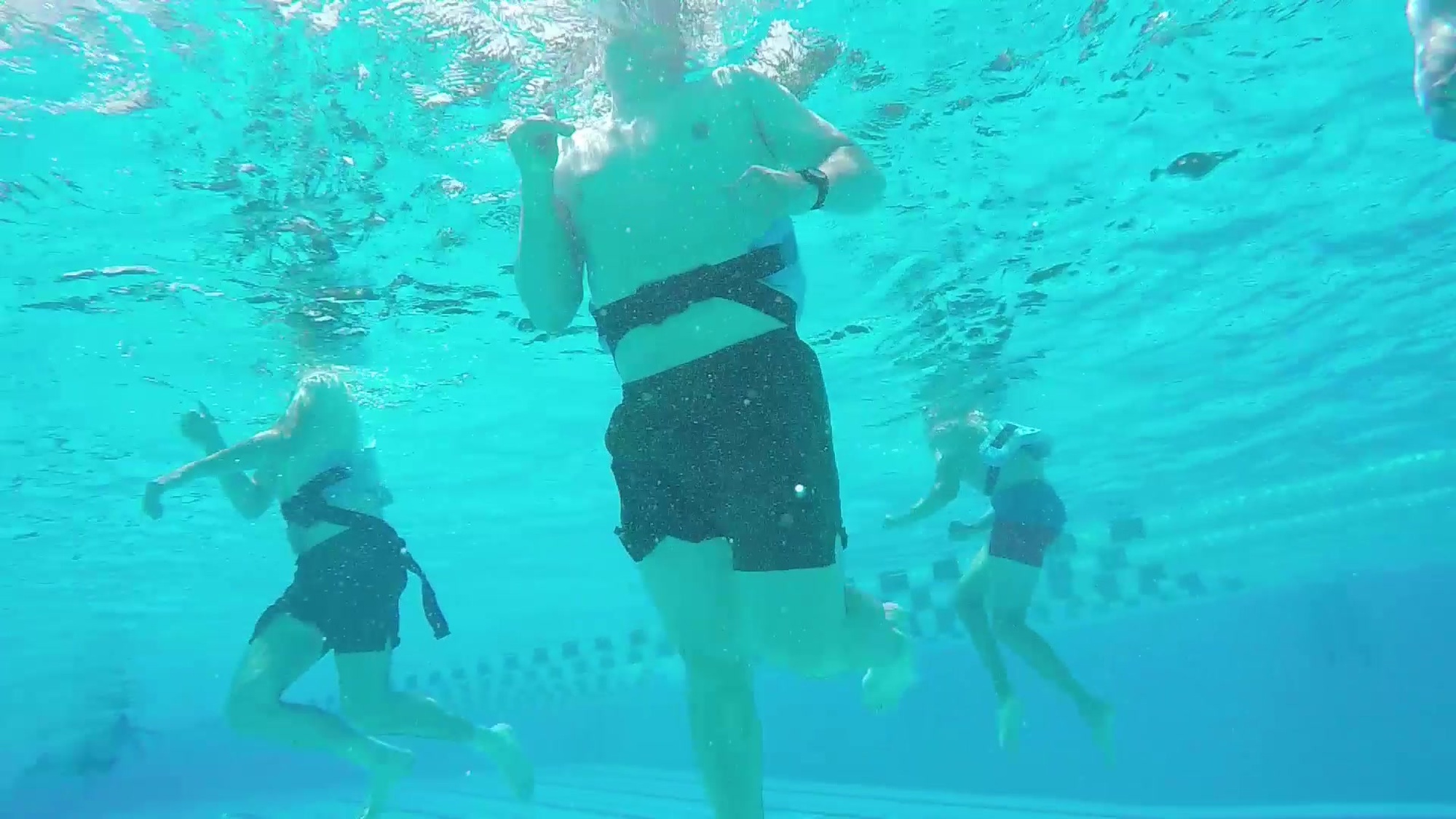 Dennis Wilson, an Aquatic Maximum Power Intensity (AMP-IT) Instructor on Marine Corps Air Station (MCAS) Cherry Point, North Carolina, describes what AMP-IT is and what kind of training it consists of, June 30, 2021. AMP-IT was designed as the water version of High Intensity Tactical Training, but offered reduced stress on joints and bones as well as reduced risk of injury. Despite AMP-IT’s reduced physical stressors, it still offers a demanding workout and can be as challenging as land based physical training. AMP-IT is available three days a week, Monday, Wednesday and Friday, from 1130-1230 for active duty military at Hancock pool.