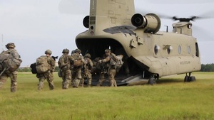 39th Infantry Brigade Soldiers air assault into battle